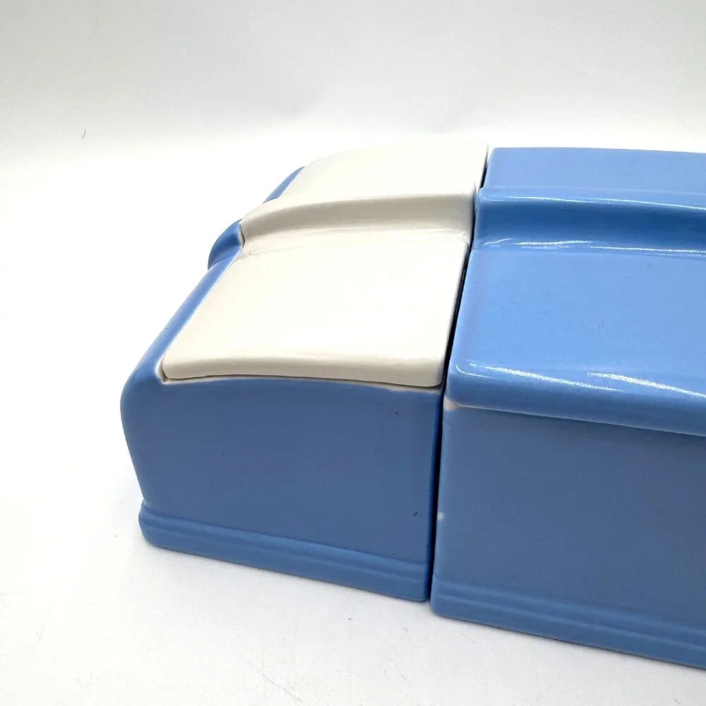 VTG The Hall China Co 3 Pc Coldspot Refrigerator Dishes & Lids container